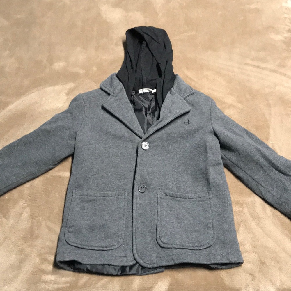 Little boys coat with a hood